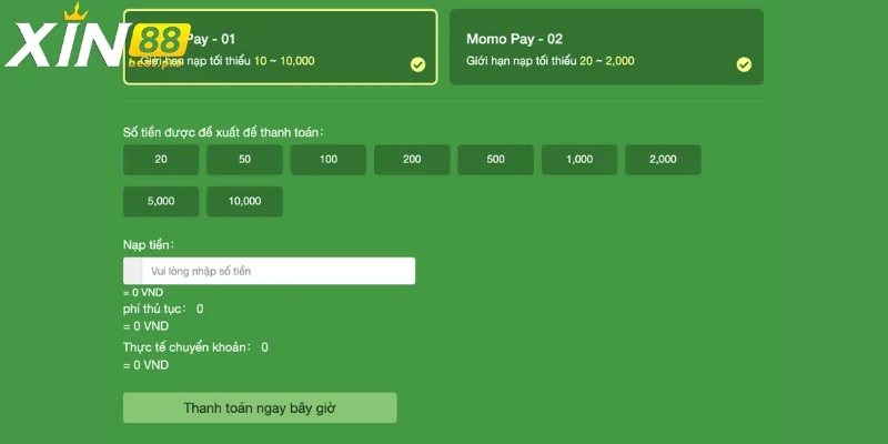 Sử dụng ví điện tử cũng có thể giao dịch trên hệ thống